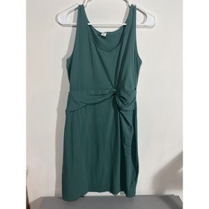Old Navy Maternity Green T-Shirt Tank Dress - Size Medium